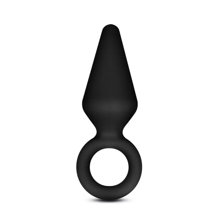 Anal Adventures Platinum Silicone Loop Plug Small Black Blush Novelties Anal