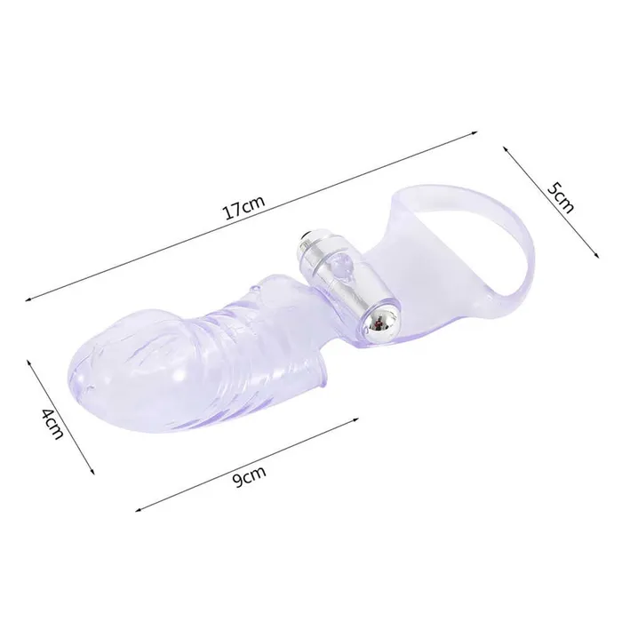 Clear Finger Sleeve G-Spot Vibrator | Perfectly Incorrect Female Sex Toys
