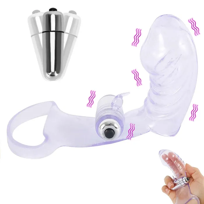 Clear Finger Sleeve G-Spot Vibrator | Perfectly Incorrect Female Sex Toys