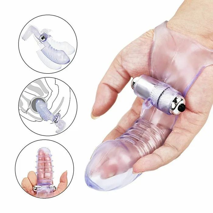 Clear Finger Sleeve G-Spot Vibrator | Perfectly Incorrect Female Sex Toys