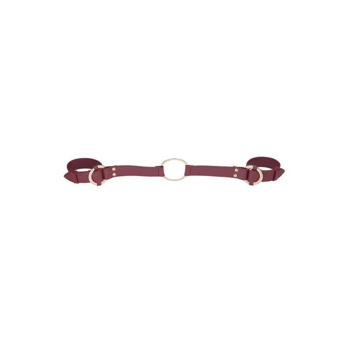 Couples | OUCH! Halo - Handcuff With Connector - Burgundy Restraint - Shots Toys Couples | OUCH! Halo - Handcuff With Connector - Burgundy Restraint - Shots Toys