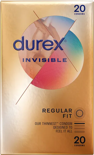 Durex Anal | Invisible - Regular Fit 20's
