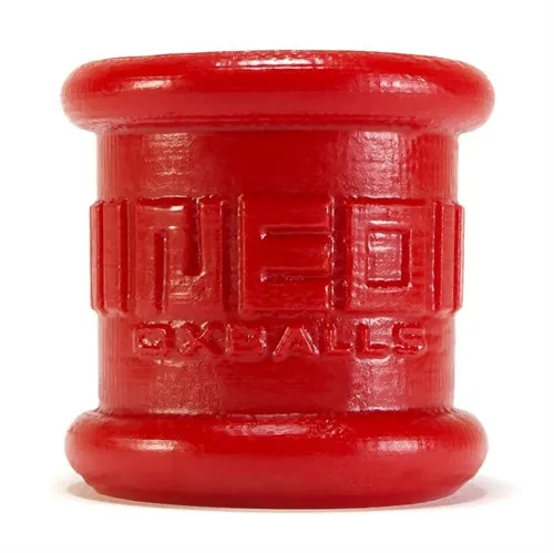 Neo 2 Inch Tall Ball Stretcher Squishy Silicone Red Oxballs Anal