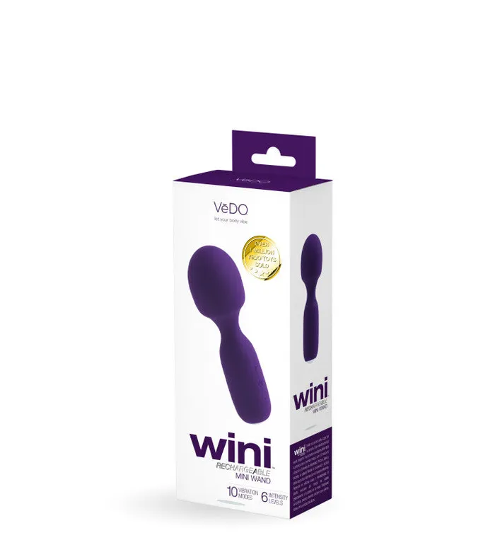 Vibrators VeDO Wini Rechargeable Mini Wand Purple