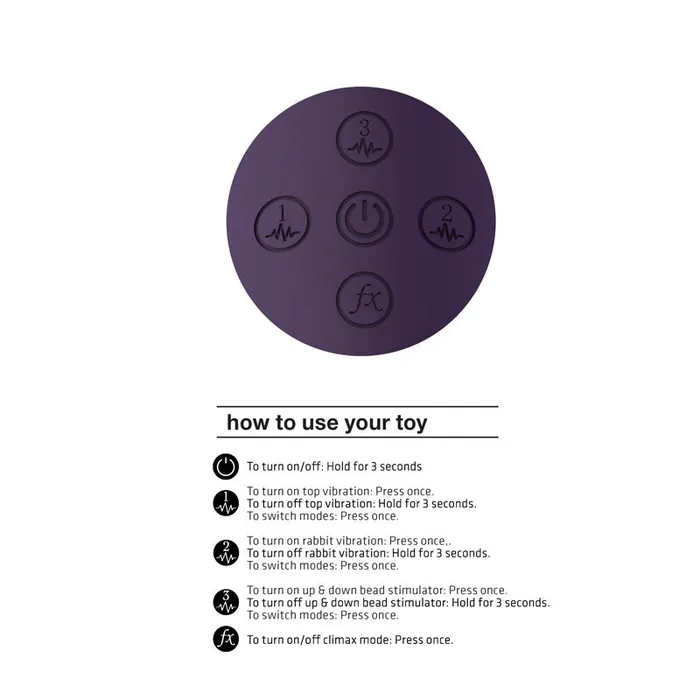 Vive Halo - Purple 24.5 cm USB Rechargeable Rabbit Vibrator | Shots Toys Vibrators Vive Halo - Purple 24.5 cm USB Rechargeable Rabbit Vibrator | Shots Toys Vibrators