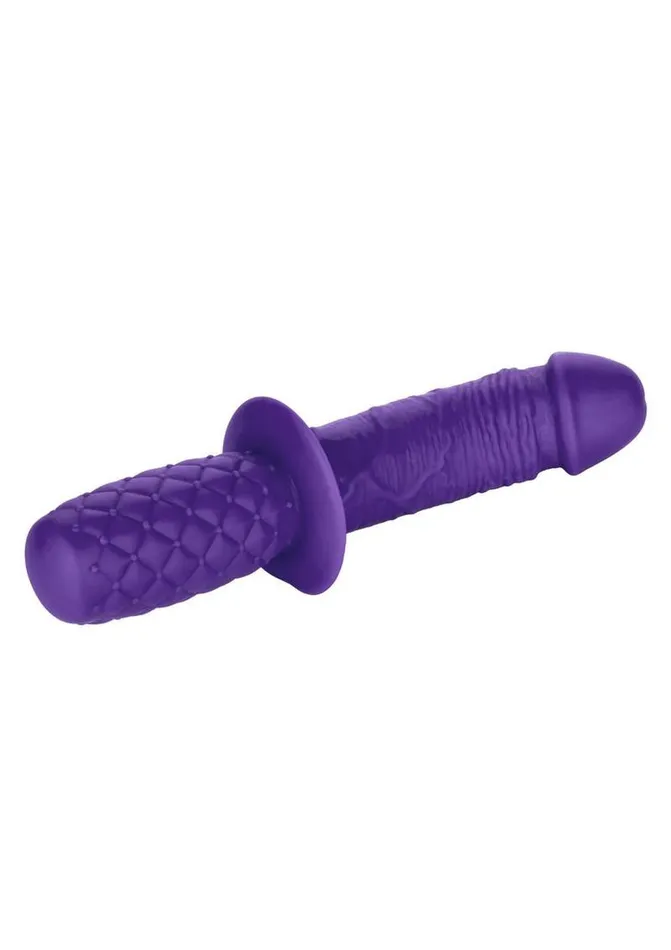 Anal | Playful Dongs Silicone Grip Thruster Purple Probe Anal | Playful Dongs Silicone Grip Thruster Purple Probe