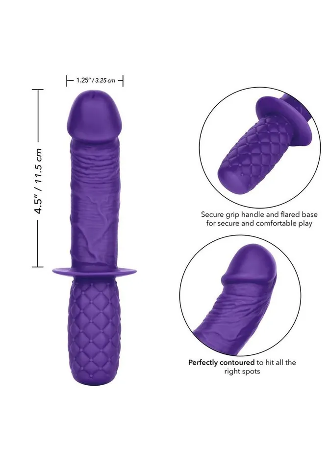 Anal | Playful Dongs Silicone Grip Thruster Purple Probe Anal | Playful Dongs Silicone Grip Thruster Purple Probe