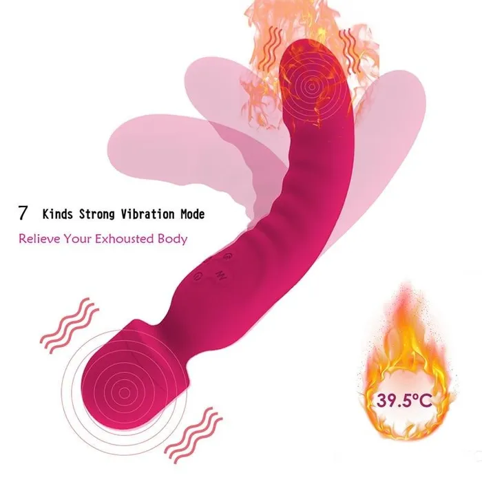Blissful Delirium Vibrators | Heated & Dual Sided Wand Massager