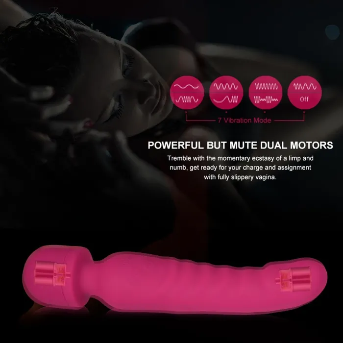 Blissful Delirium Vibrators | Heated & Dual Sided Wand Massager