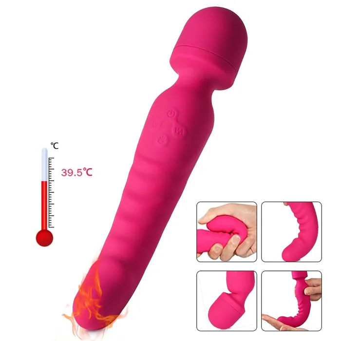 Blissful Delirium Vibrators | Heated & Dual Sided Wand Massager