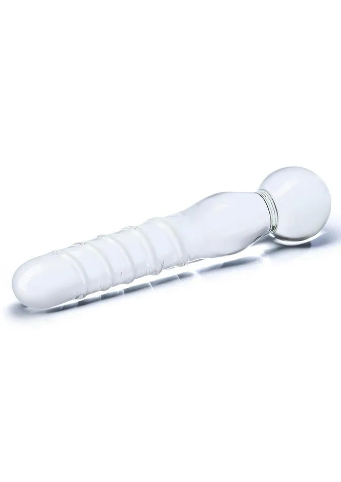 Dildos | Glas Joystick Textured Glass Dildo
