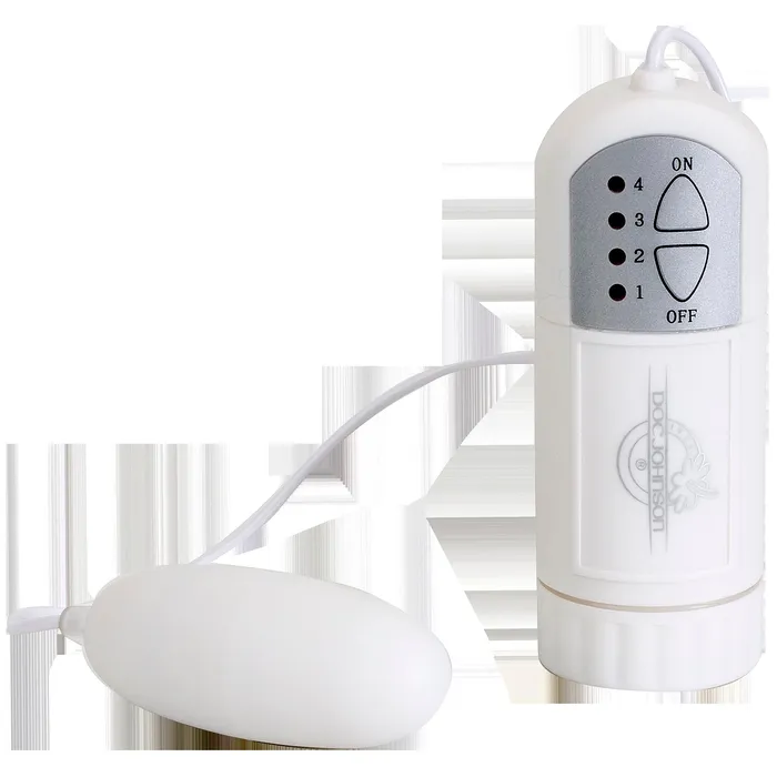 Doc Johnson Vibrators | White Nights Bullet and Controller - White