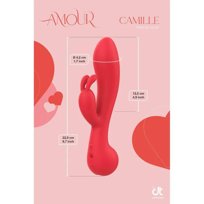 Dream Toys Vibrators | Amour Rabbit Vibe Camille