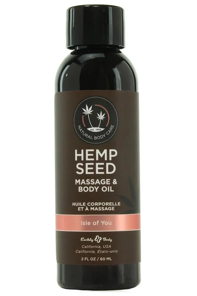 Earthly Body Couples | Hemp Seed Massage Oil