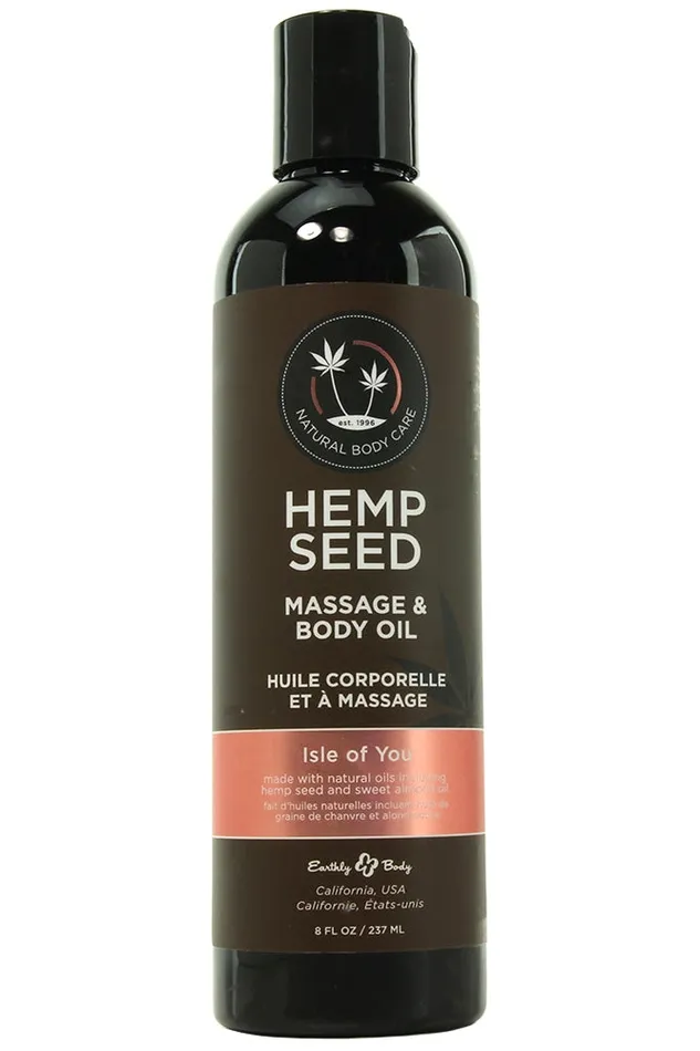 Earthly Body Couples | Hemp Seed Massage Oil