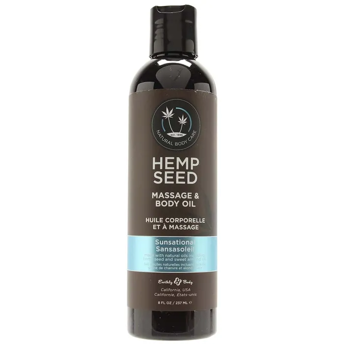 Earthly Body Couples | Hemp Seed Massage Oil