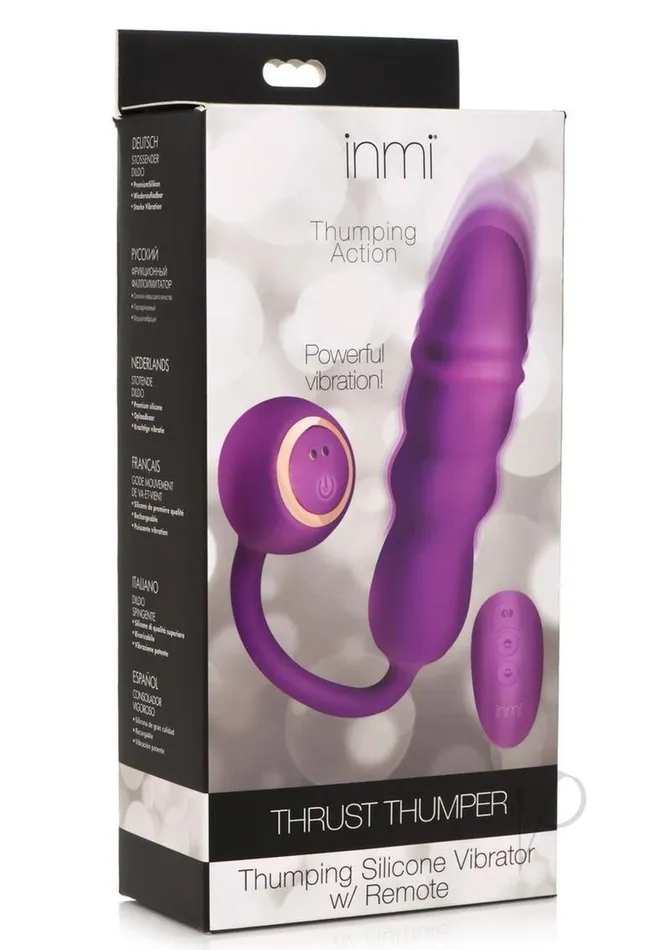 Female Sex Toys | Inmi Inmi Thrust Thumper Rechargeable Silicone Vibrator with Remote Control