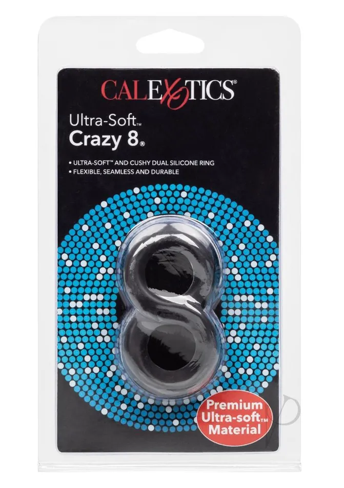 Male Sex Toys | Rings! Ultra-Soft Crazy 8 Dual Silicone Cock Ring Male Sex Toys | Rings! Ultra-Soft Crazy 8 Dual Silicone Cock Ring