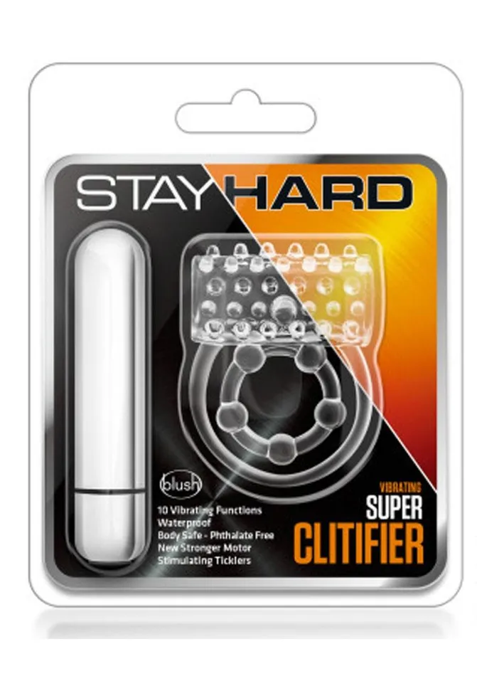 Male Sex Toys | Stay Hard Stay Hard Vibrating Super Clitifier Cock Ring with Bullet