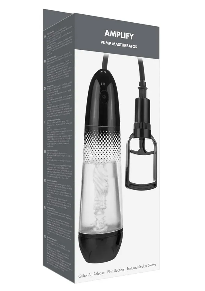 ME YOU US Amplify Pump Masturbator | Me You Us Male Sex Toys