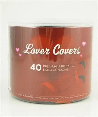 Paradise Marketing Vibrators | Lover Covers - 40 Count Jar Paradise Marketing Vibrators | Lover Covers - 40 Count Jar