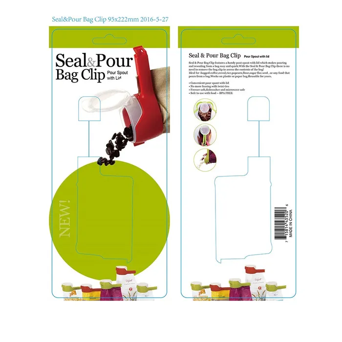 Seal and Pour Bag Clips | Keep Fresh and Reduce Waste | Blissful Delirium Vibrators