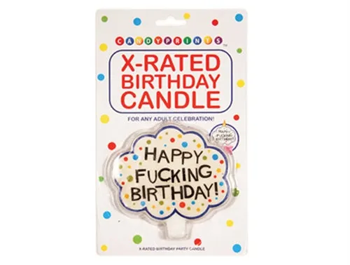Vibrators | Little Genie X-Rated Birthday Candle