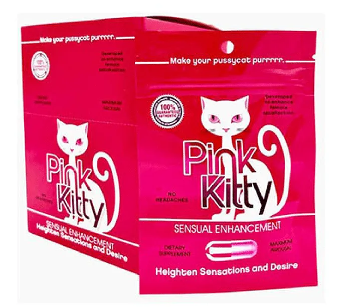 Vibrators Pink Kitty Sensual Enhancement 24 Pack Display Pink Pussycat