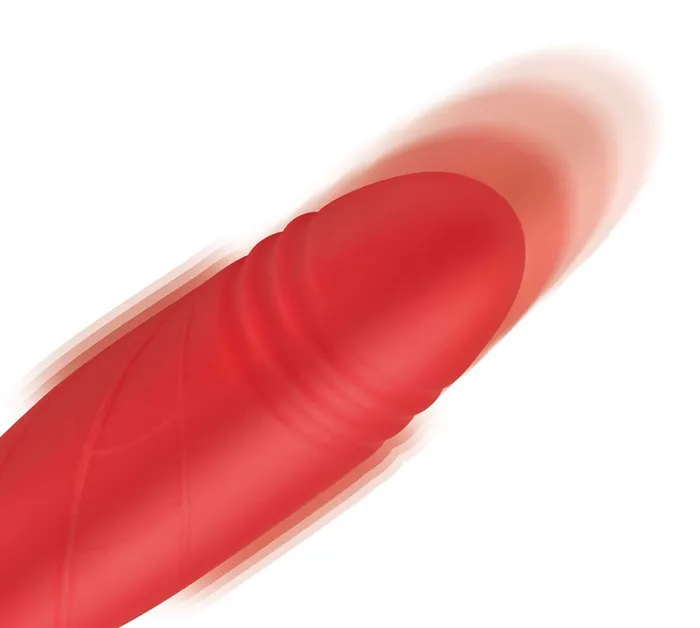 Vibrators | XR Brands inmi Bloomgasm Romping Rose Suction and Thrusting Vibrator - Red Vibrators | XR Brands inmi Bloomgasm Romping Rose Suction and Thrusting Vibrator - Red