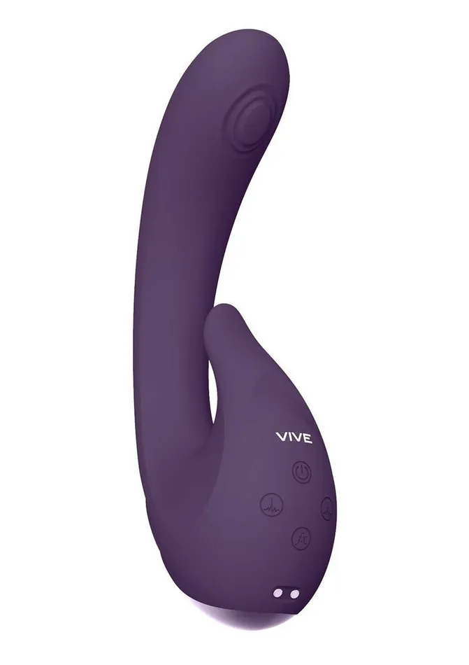 Vive Miki Rechargeable Silicone Pulse Wave and Flickering G-Spot Vibrator | Vive by Shots Vibrators
