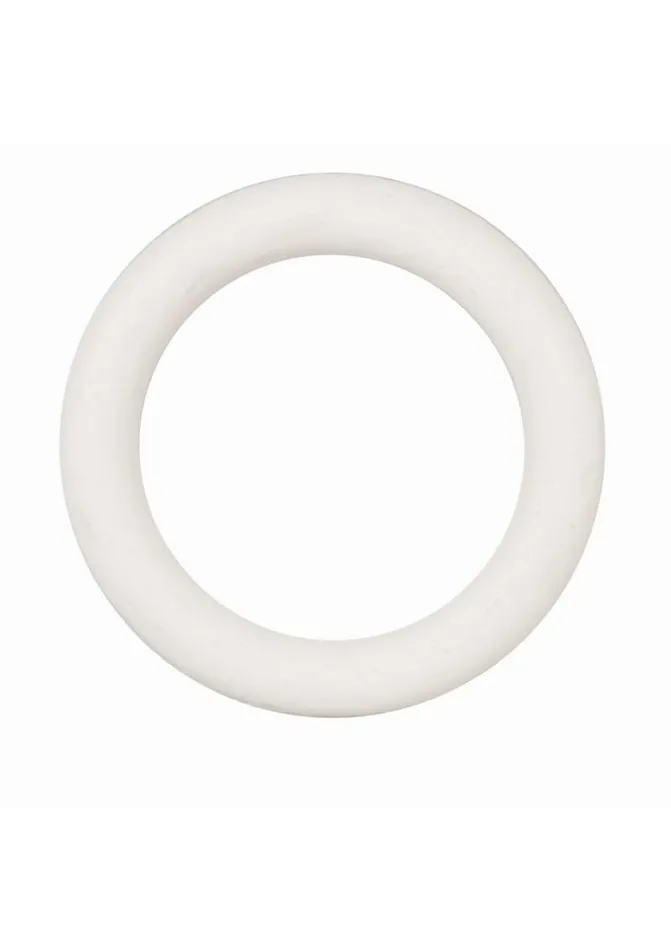 White Rubber Cock Ring | Rings! Male Sex Toys