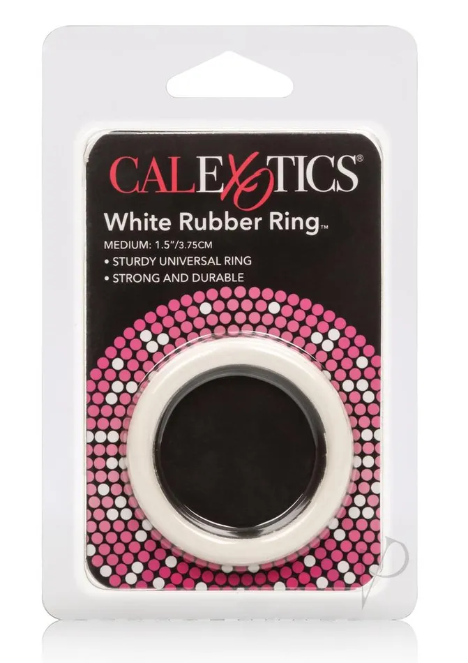 White Rubber Cock Ring | Rings! Male Sex Toys